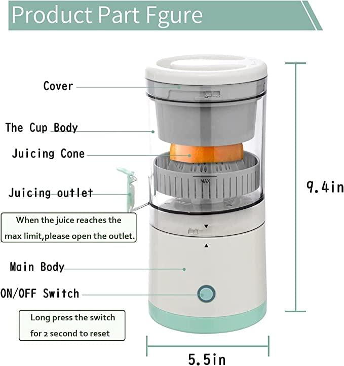 Electric Citrus Juicer: Ideal for juicing halved citrus fruits