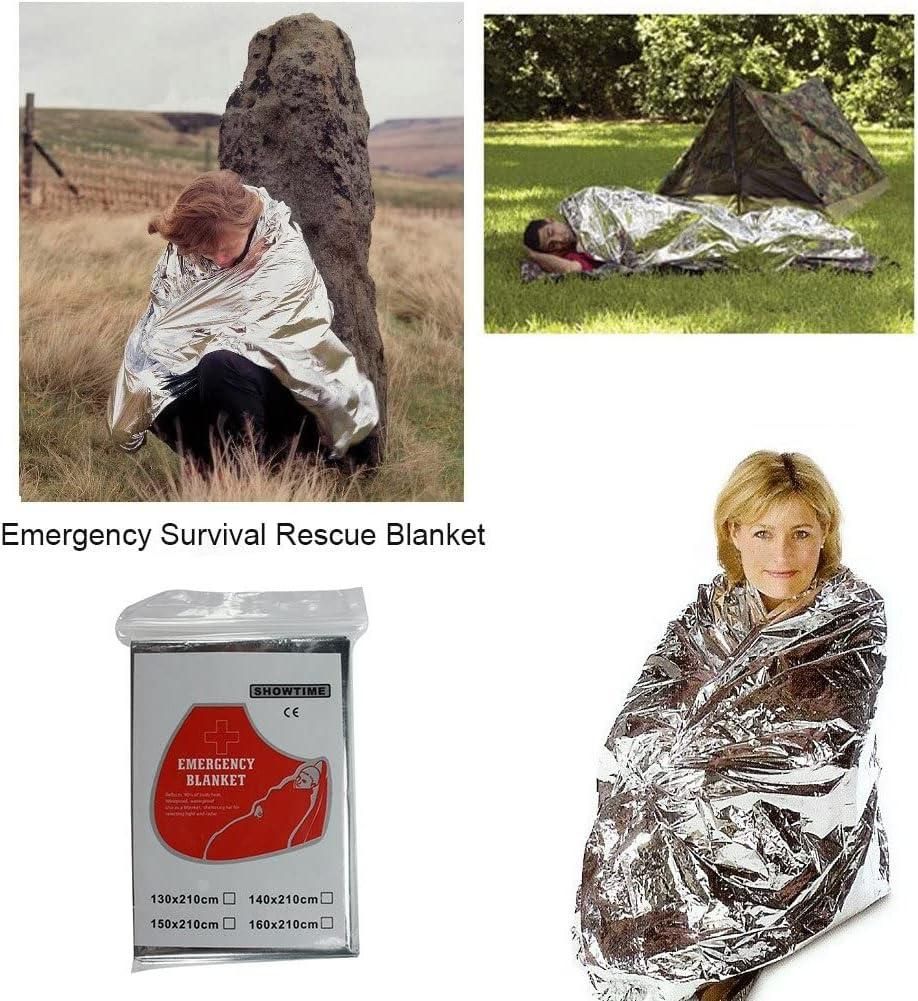Emergency Foil Heat Blankets 2 Pack