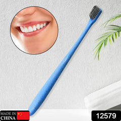 Wheat Straw Toothbrush Women Men Soft-bristle Toothbrush Oral Care Tooth Brush M - 12579_soft_toothbrush_1pc