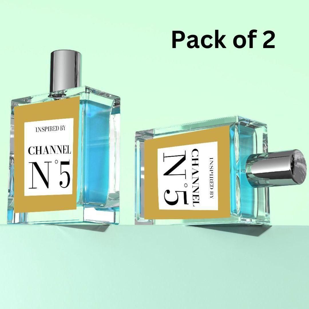 Inspired By Channel N.5 Parfume 50ML (Pack of 2)