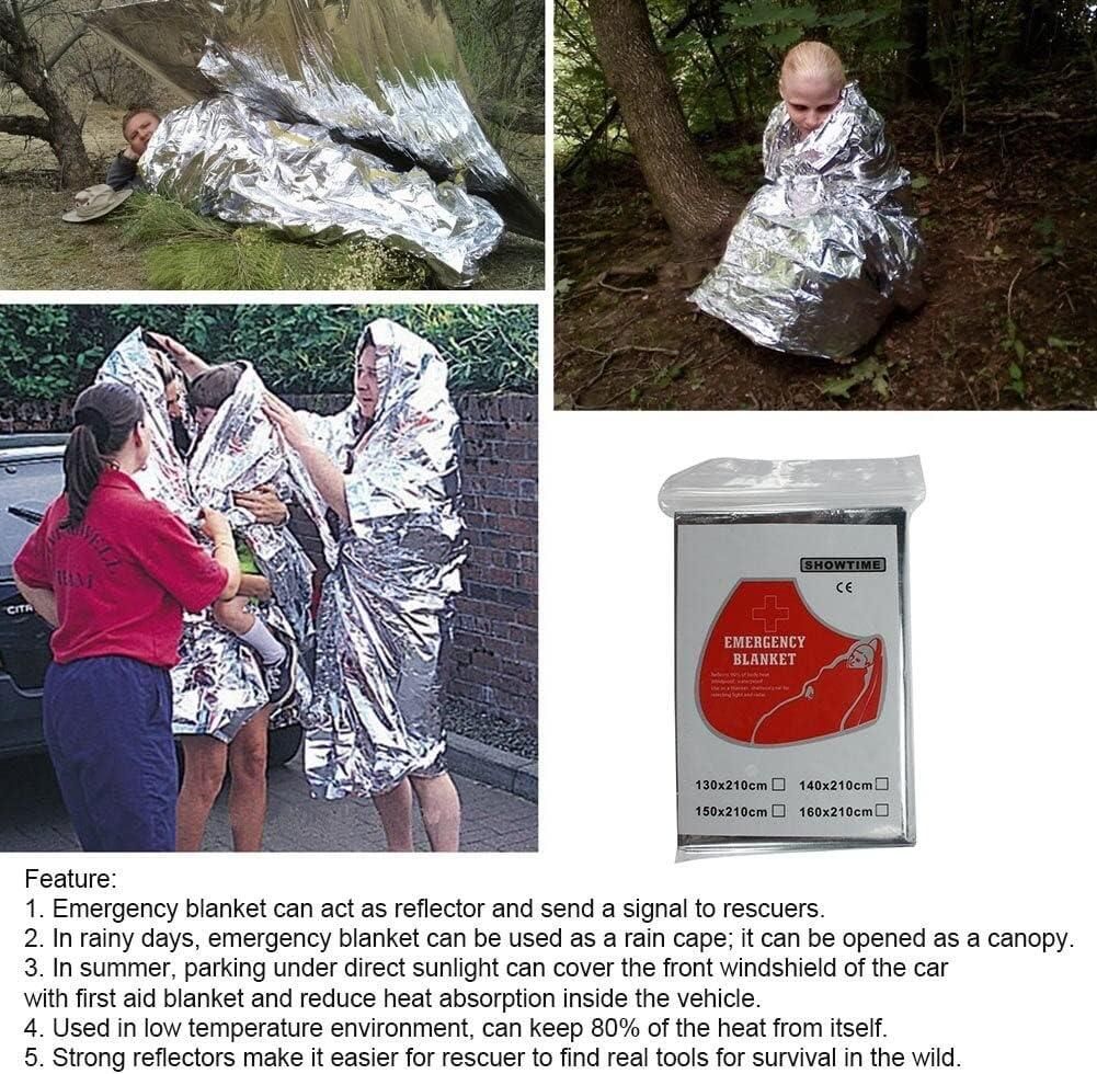 Emergency Foil Heat Blankets 2 Pack