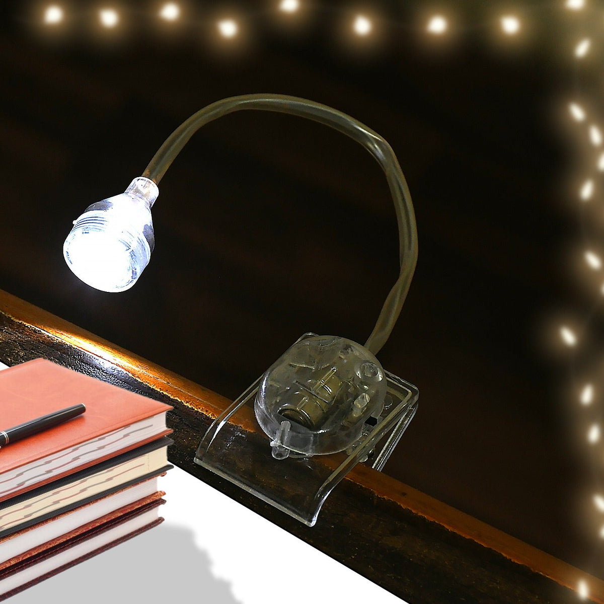 Clip light Portable Clip Light Transparent Clip light Outdoor & indoor Use - 7992_clip_light_1pc