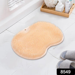 Silicone Bath Massage Cushion with Suction Cup, Shower Foot Scrubber Brush Foot  - 8549_silicone_bath_massage_1pc