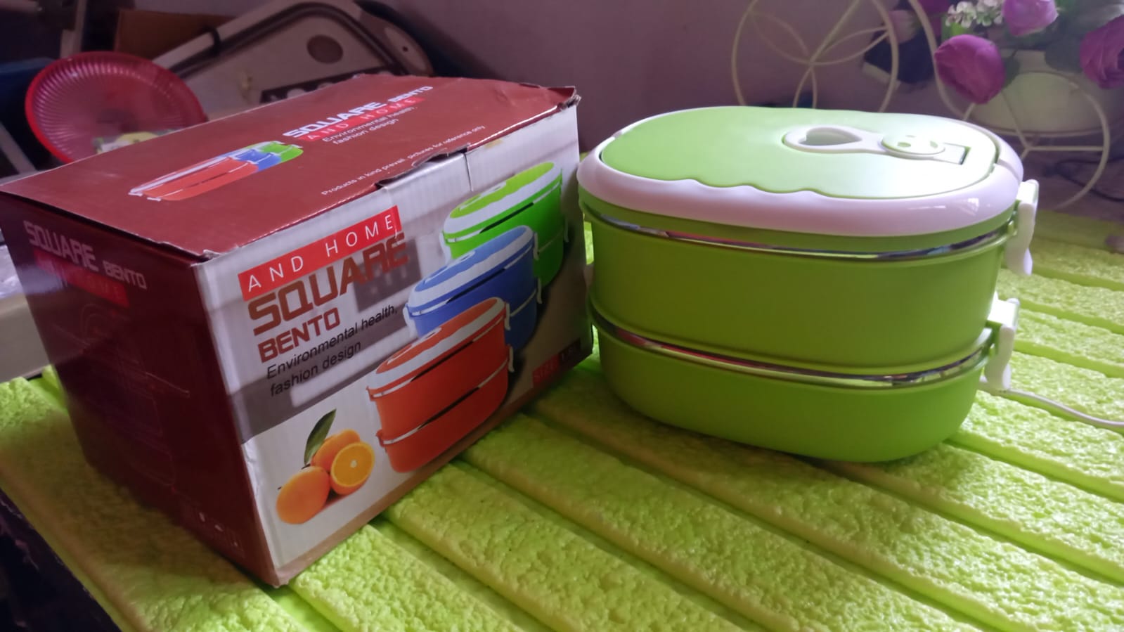 Lunch Box 900/1800ml Stainless Steel Kitchen Insulated Thermal Lunch Box Bento O - 5603_2layer_leakproof_tiffin