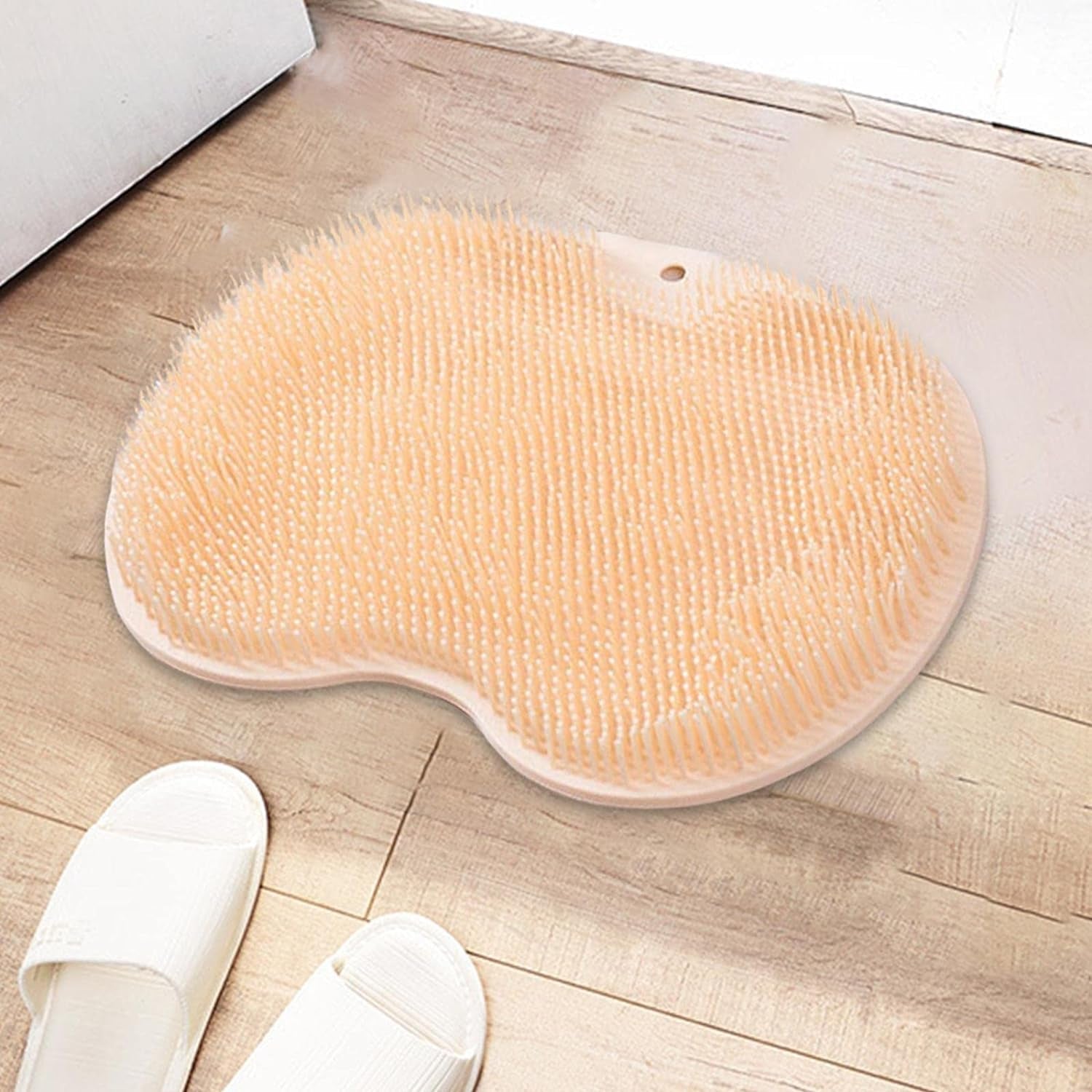 Silicone Bath Massage Cushion with Suction Cup, Shower Foot Scrubber Brush Foot  - 8549_silicone_bath_massage_1pc