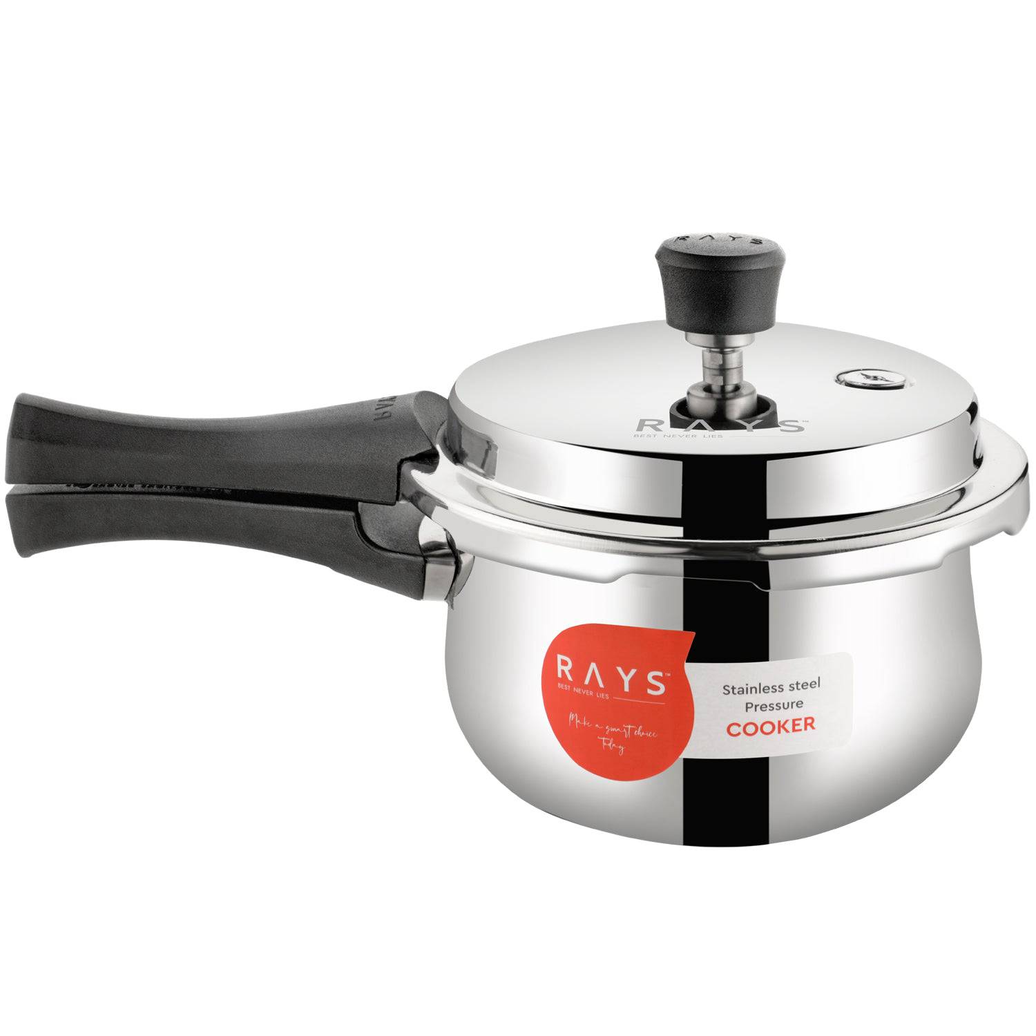 Stainless Steel Rays Fusion Pressure Cookers With Outer Lid (3.5 Litres) - Superior eMart