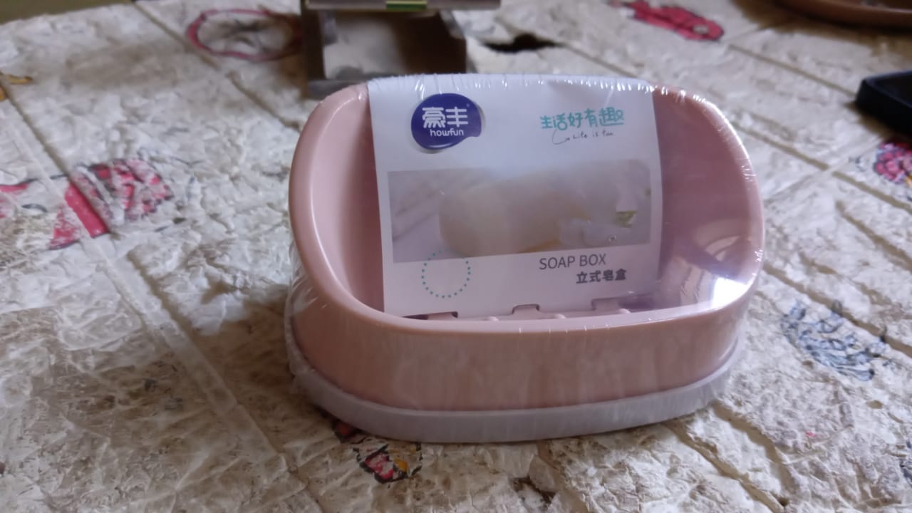 Soap Container, Soap Box Household Kitchen and Bathroom Can Use PP Material Drai - 17509_plastic_soap_box_1pc