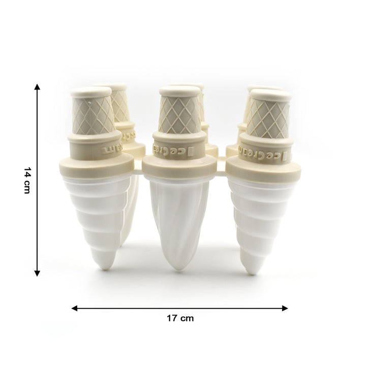 6 Pc Ice Cream Mold Used For Making Ice-creams