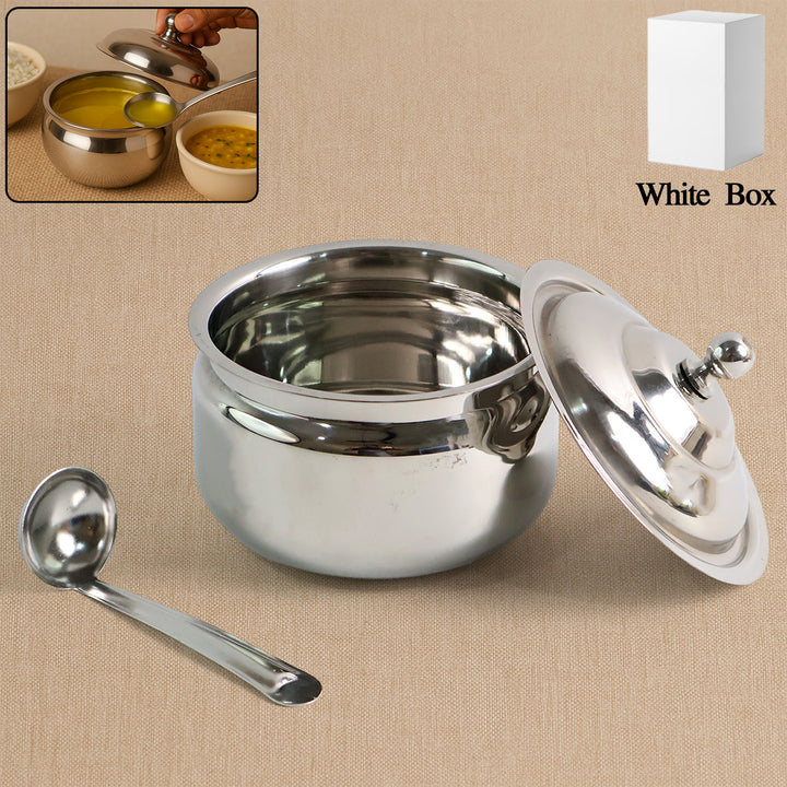 Stainless Steel Ghee Pot