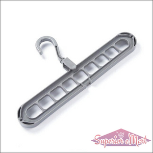 9 Hole Plastic Hanger Hanging hook Indoor Wardrobe Clothes Organization Storage Balcony Windowsill Suit Racks - Superior eMart