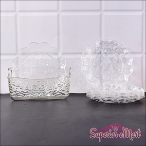 9 in 1 Bowl and Plate Set - Clear Glass - Superior eMart