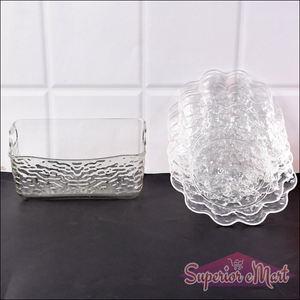 9 in 1 Bowl and Plate Set - Clear Glass - Superior eMart