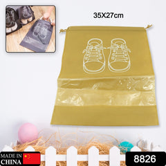 Beach Bag Shoes Storage Bag Closet Organizer Non-woven Travel Portable Bag Water - 8827_medium_shoe_bag_44x32cm