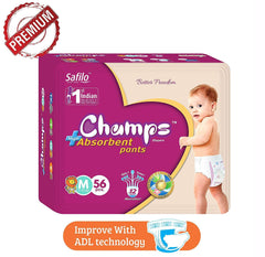 Champs High Absorbent Pant Style Diaper Small, Medium and Large Size Dia - 0951_small_60