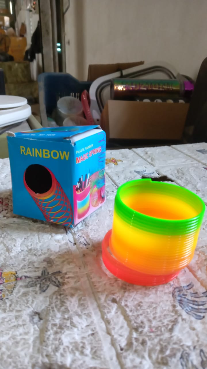 Rainbow Spring, Rainbow Spring Toys, Slinky, Slinky Spring Toy, Toy for Kids, fo - 17744_rainbow_magic_spring_toy