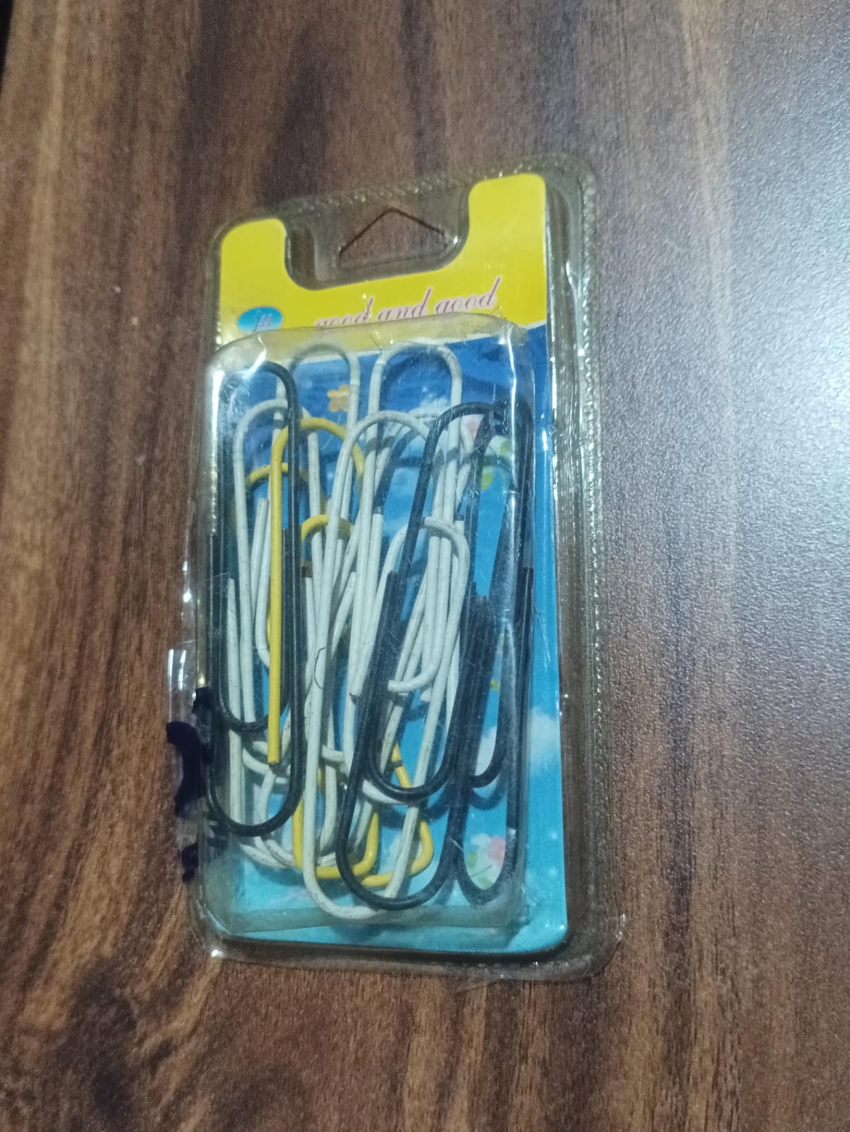 बहुउद्देशीय मिश्रित रंग पेपर क्लिप (10 पीस / बड़ा आकार) - 18226_big_paper_clips_10pc_set