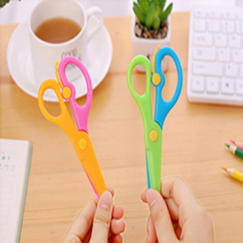 Kids Handmade Plastic Safety Scissors Safety Scissors - 1569_mini_kid_scissor