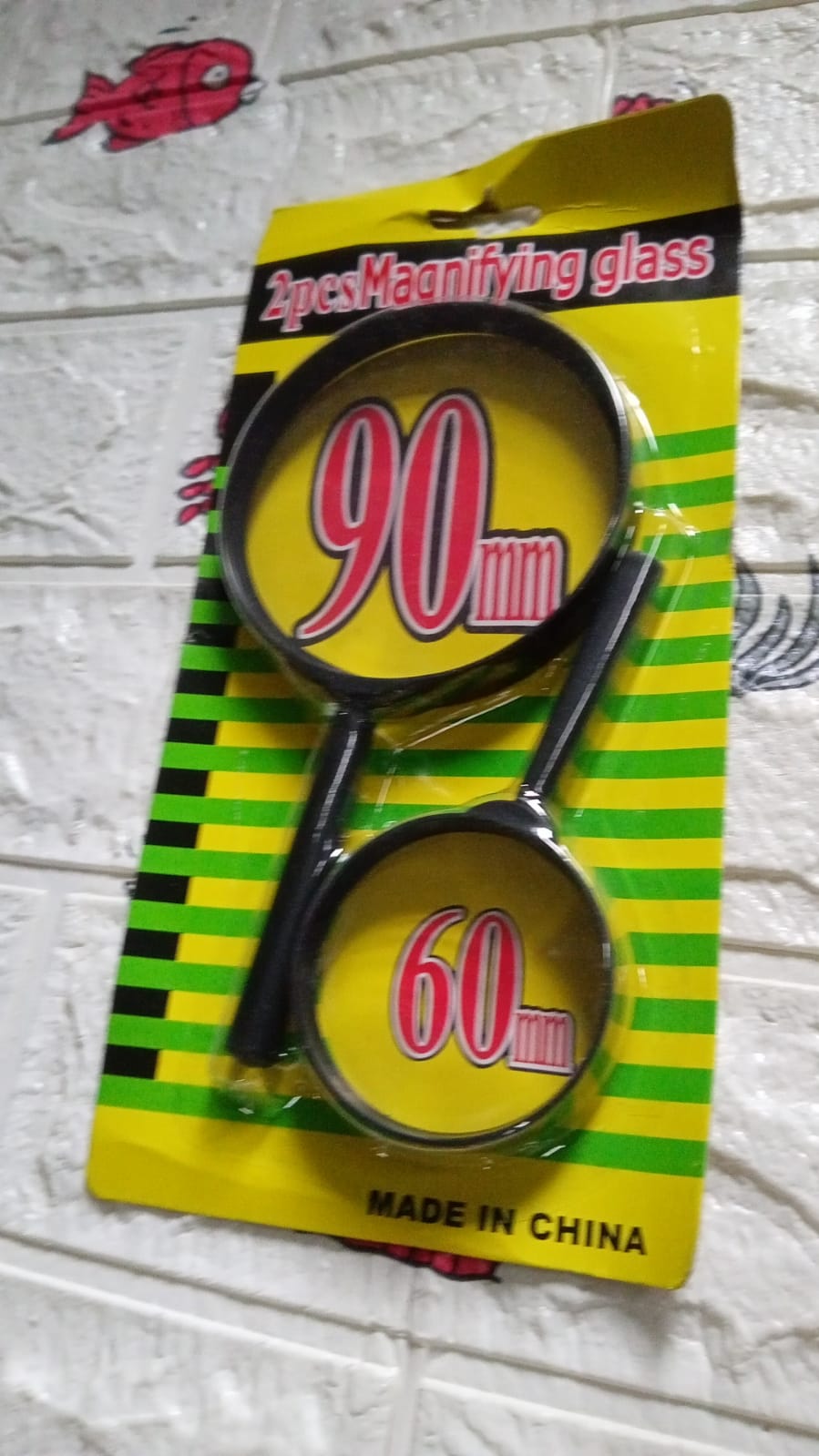 Magnifying glass Lens - reading aid made of glass - real glass magnifying glass  - 9145_magnifying_glass_lens_2pc