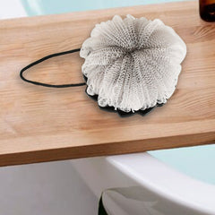 Shower Tool Duo 2-1 Shower Loofah Sponge and Exfoliating Body Scrubber for Showe - 12607_2in1_bath_loofah_n_scrubber