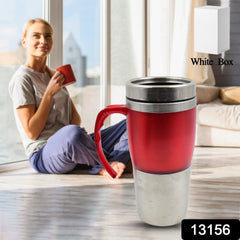 High  Stainless Steel Vacuum Glass Insulated Glass Coffee Cups Double Wal - 13156_ss_coffee_mug_n_handle_no5