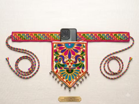 Embrace Tradition with the Navratri Pocket Waist Belt: Stylish & Functional for Your Festive Celebrations