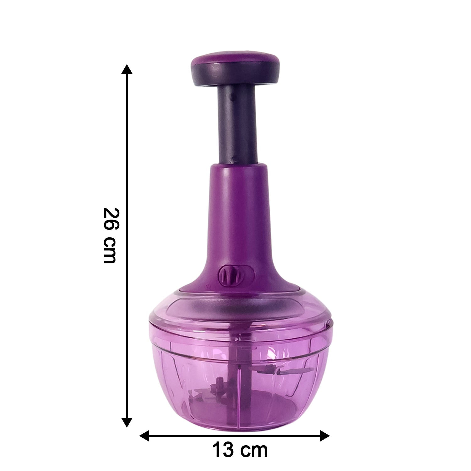 Manual Push Vegetable Chopper 650 Ml - (1 Pc)