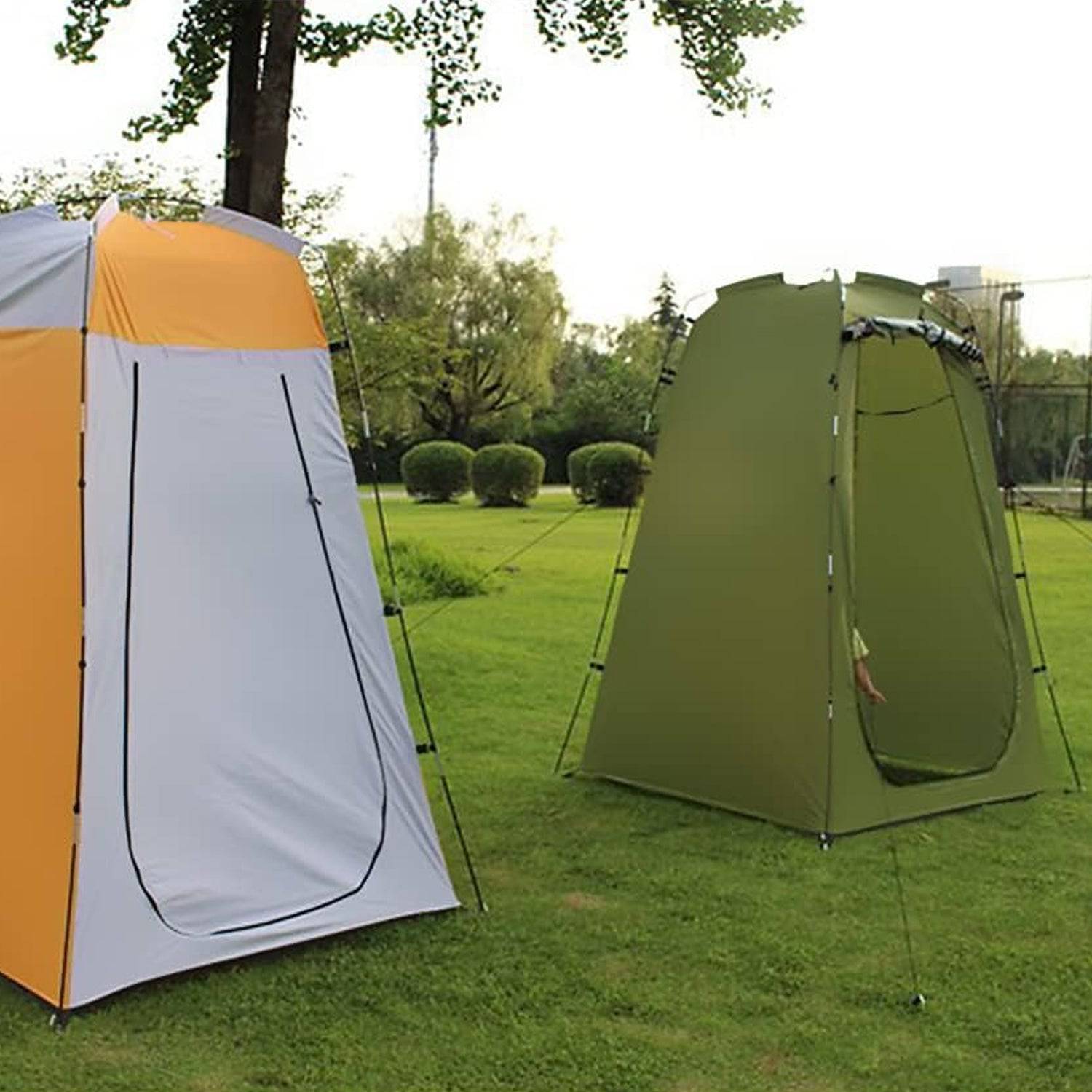 Hiking Privacy Tent  Instant Portable Outdoor Shower Tent (1 Pc) - Superior eMart