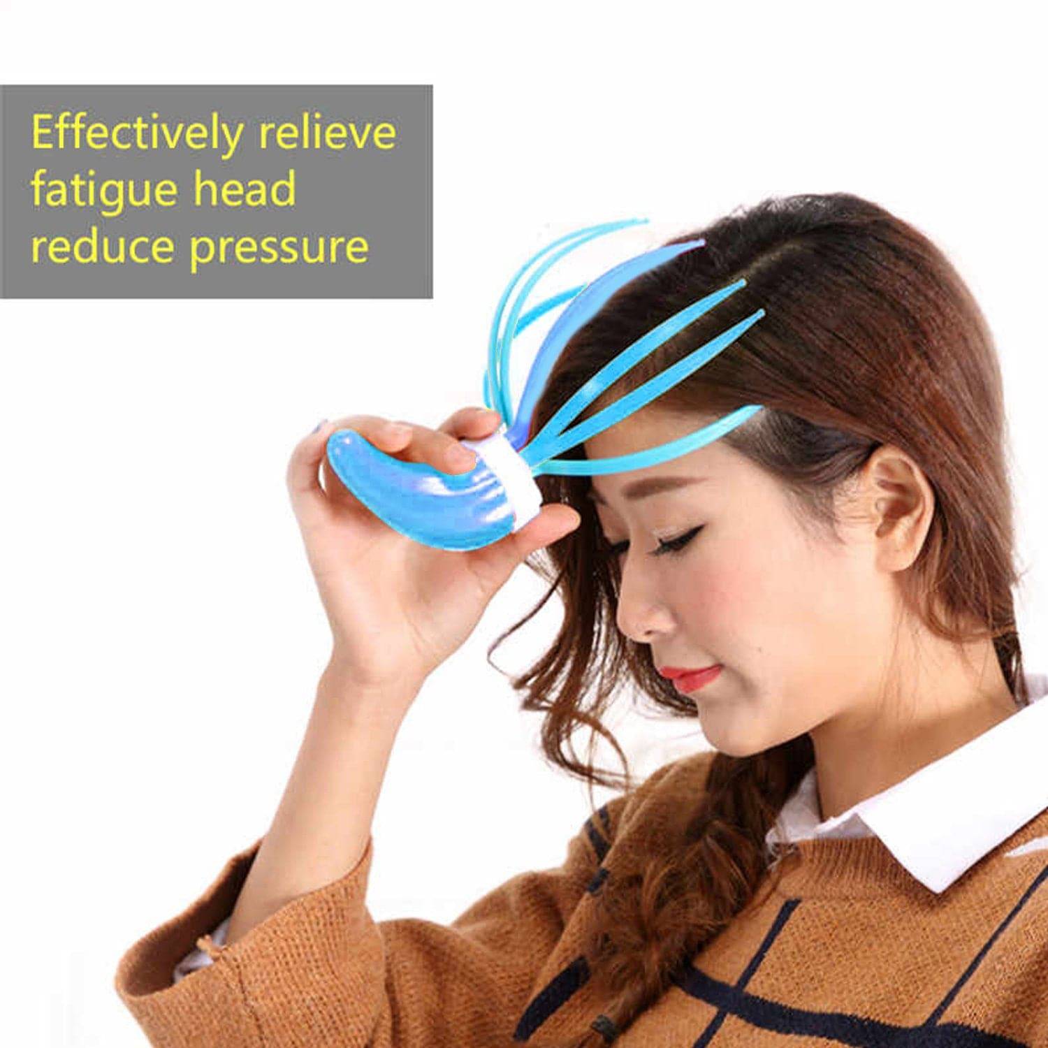 1713 Super Life Refreshing Head Massager Hand Grip - Superior eMart