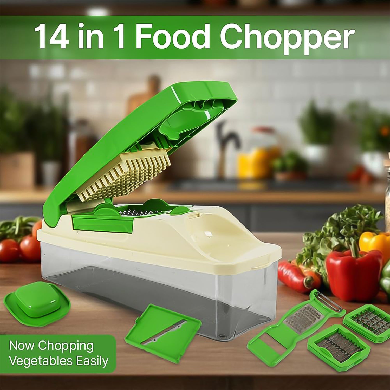 14-in-1  Multipurpose Vegetable / Fruit Chopper