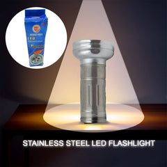 Nostalgic Flashlight,Flashlight Outdoor, Portable Nostalgic Simple Iron Outdoor  - 8553_vintage_led_torch