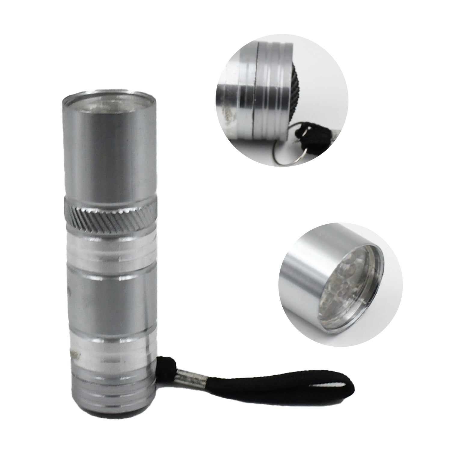 Portable Mini Torch / Flashlight LED Powerful High Lumens Pen Light Easy To Carr - 8556_9led_pocket_flashlight_1pc