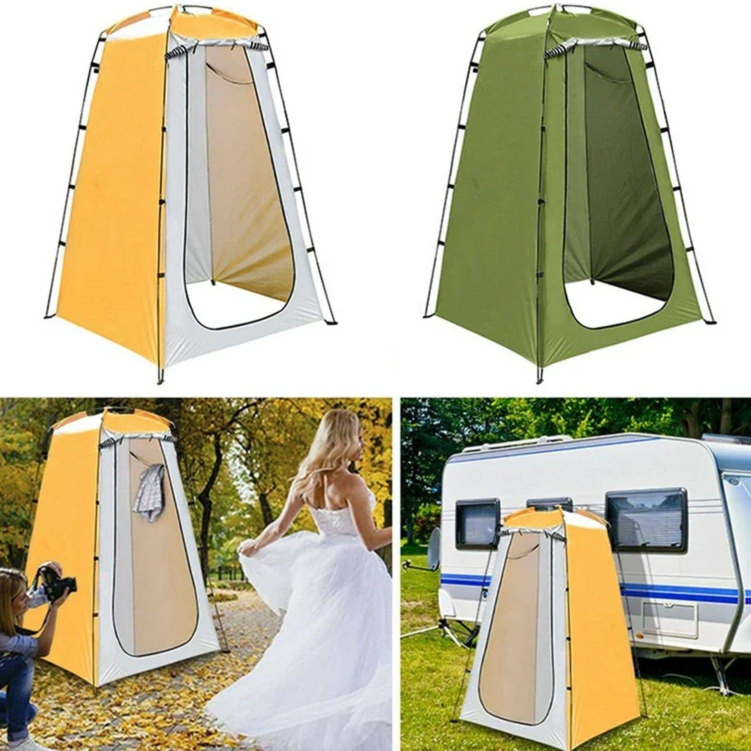 Hiking Privacy Tent  Instant Portable Outdoor Shower Tent (1 Pc) - Superior eMart