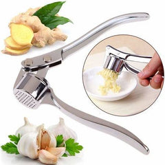 3042 Stainless Steel Garlic Press Crushercrushersqueezermasherand Lemon Juicer - Superior eMart