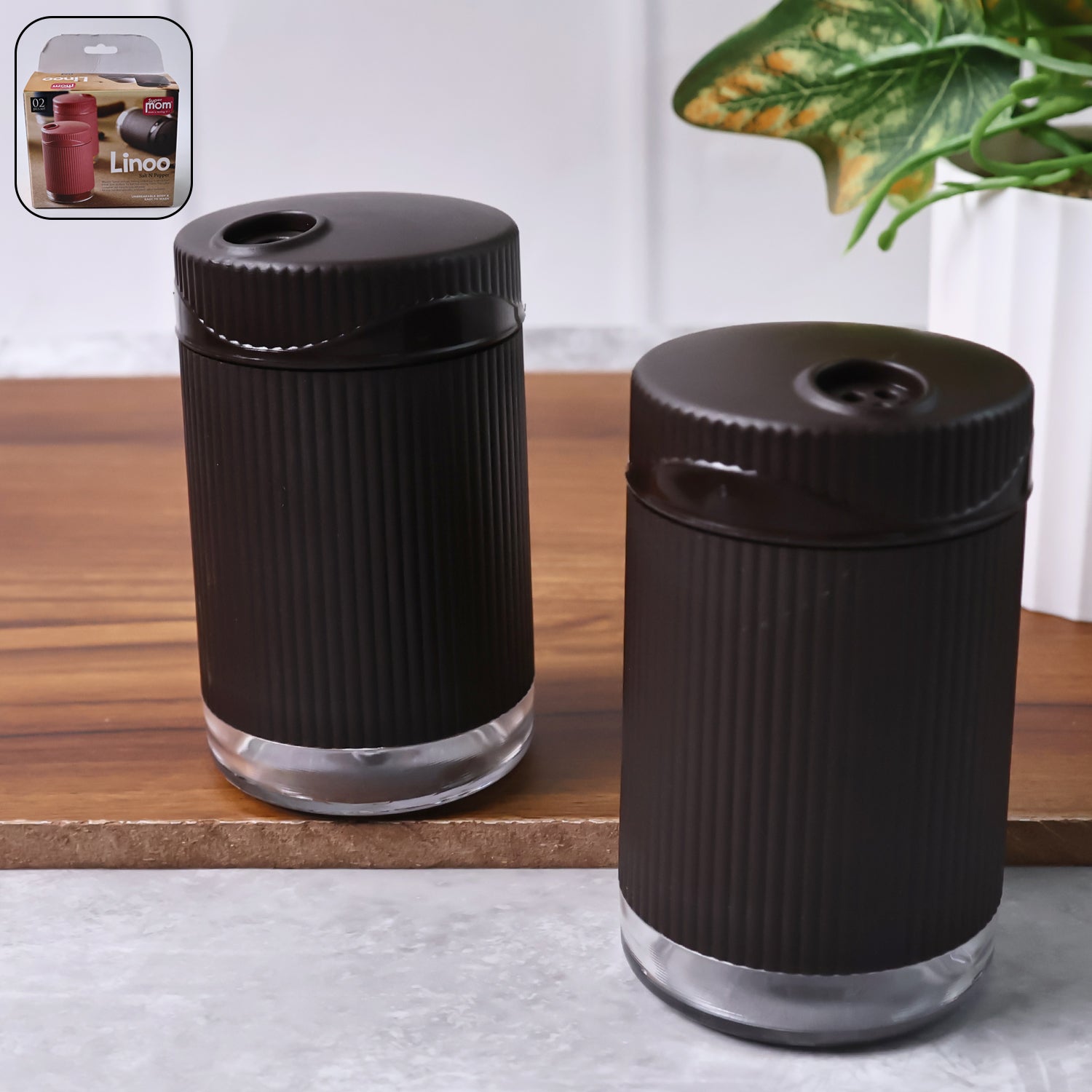 Salt N Pepper Dispenser Set (2 Pc)