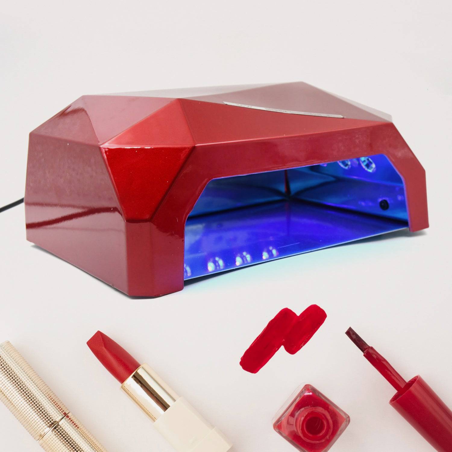 36w Led Nail Dryer Curing Nail Polish Uv Gel Diamond Shaped Nail Dryers (1 Pc) - Superior eMart