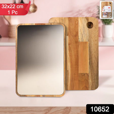 Medium Cutting Board With Wooden Handle (1 Pc)