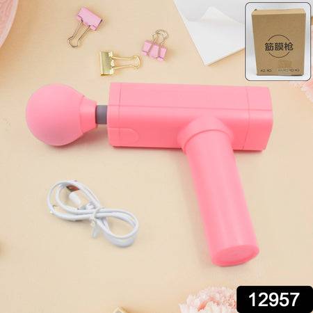 Massage Gun Deep Relax Powerful Muscle Massager Usb Chargeable (1 Pc) - Superior eMart