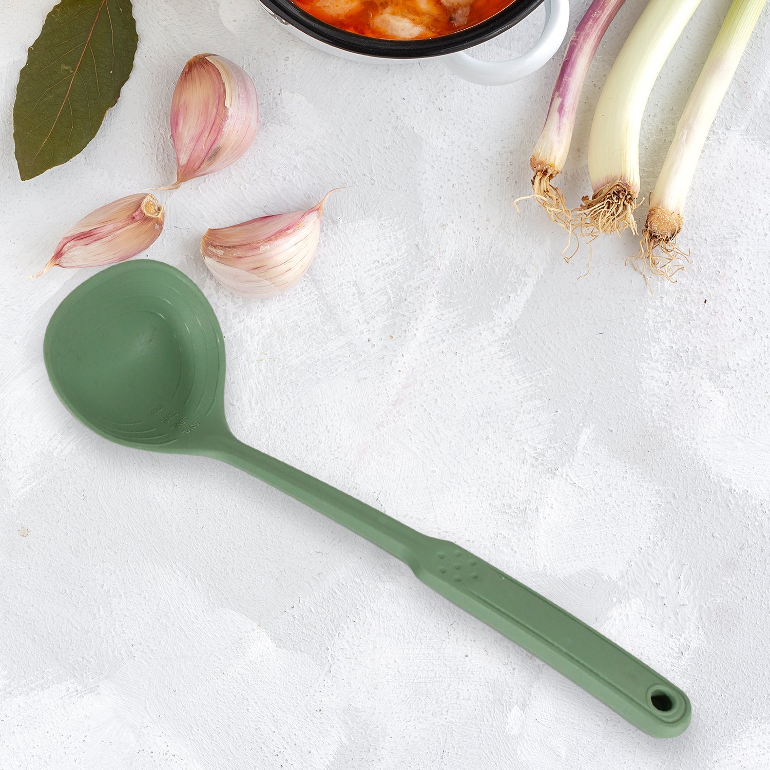 Multipurpose Silicone Spoon, Silicone Basting Spoon Non-Stick Kitchen Utensils H - 5687_silicone_soup_spoon_6pc_no36