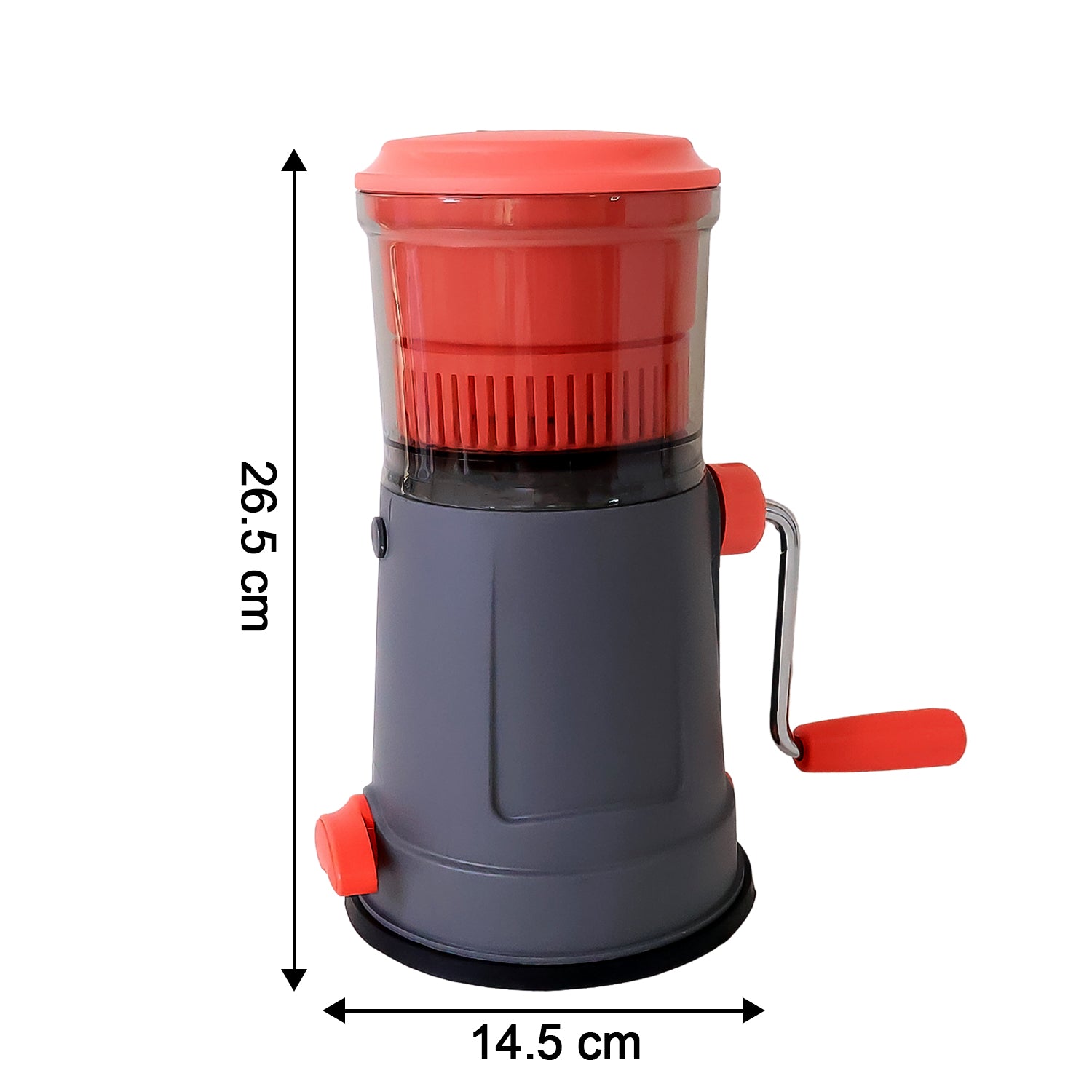 Fruit Juicer With Long Handle And Silicone Ring (1 Pc)
