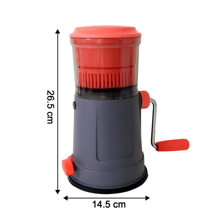 Fruit Juicer With Long Handle And Silicone Ring (1 Pc)