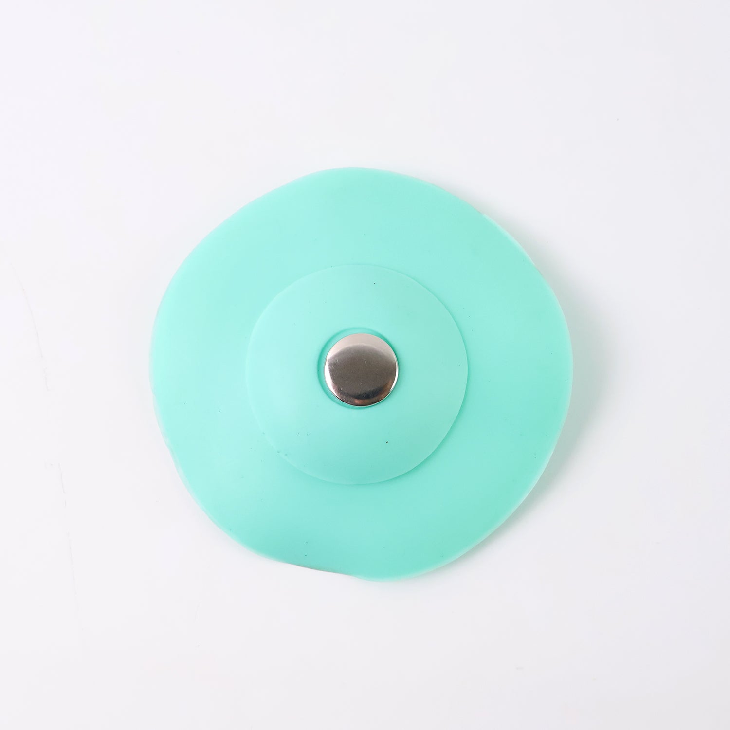 2-in-1 Light Green Silicone Sewer Sink Sealer / Drainer (Multicolour)