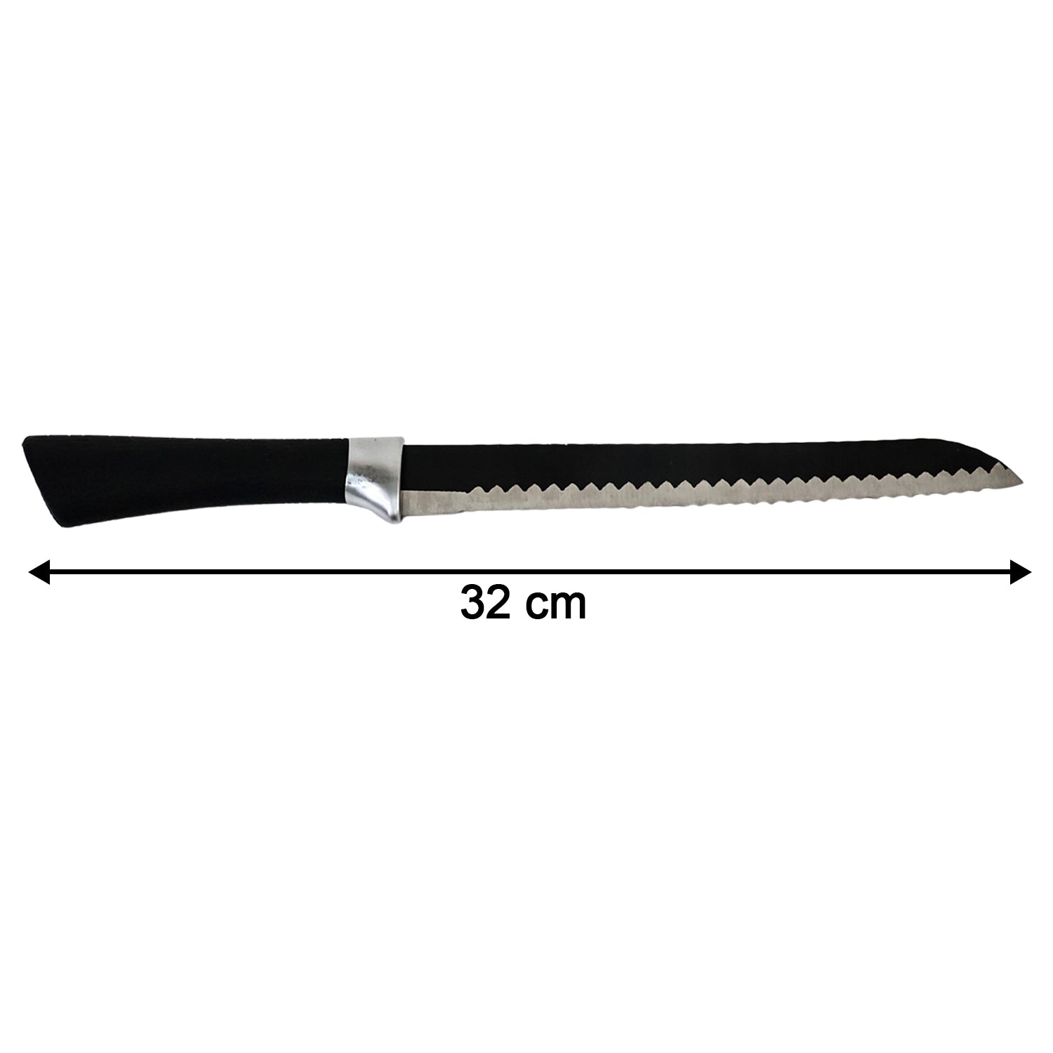 32 Cm Serrated Bread Knife With Ergonomic Handle