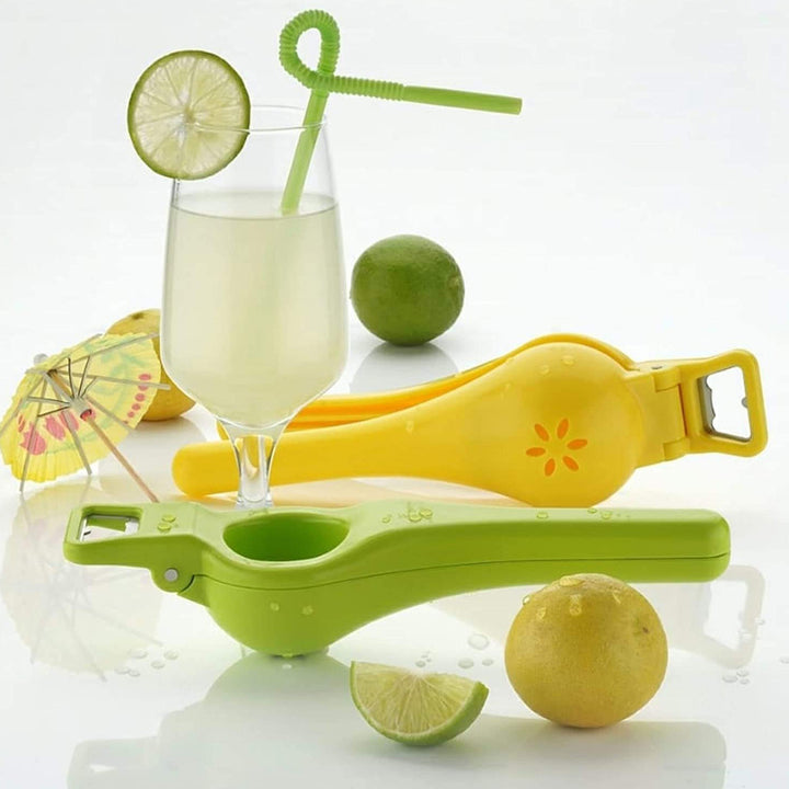 2 In 1 Unbreakable Lemon Squeezer And Bottle Opener (1 Pc)