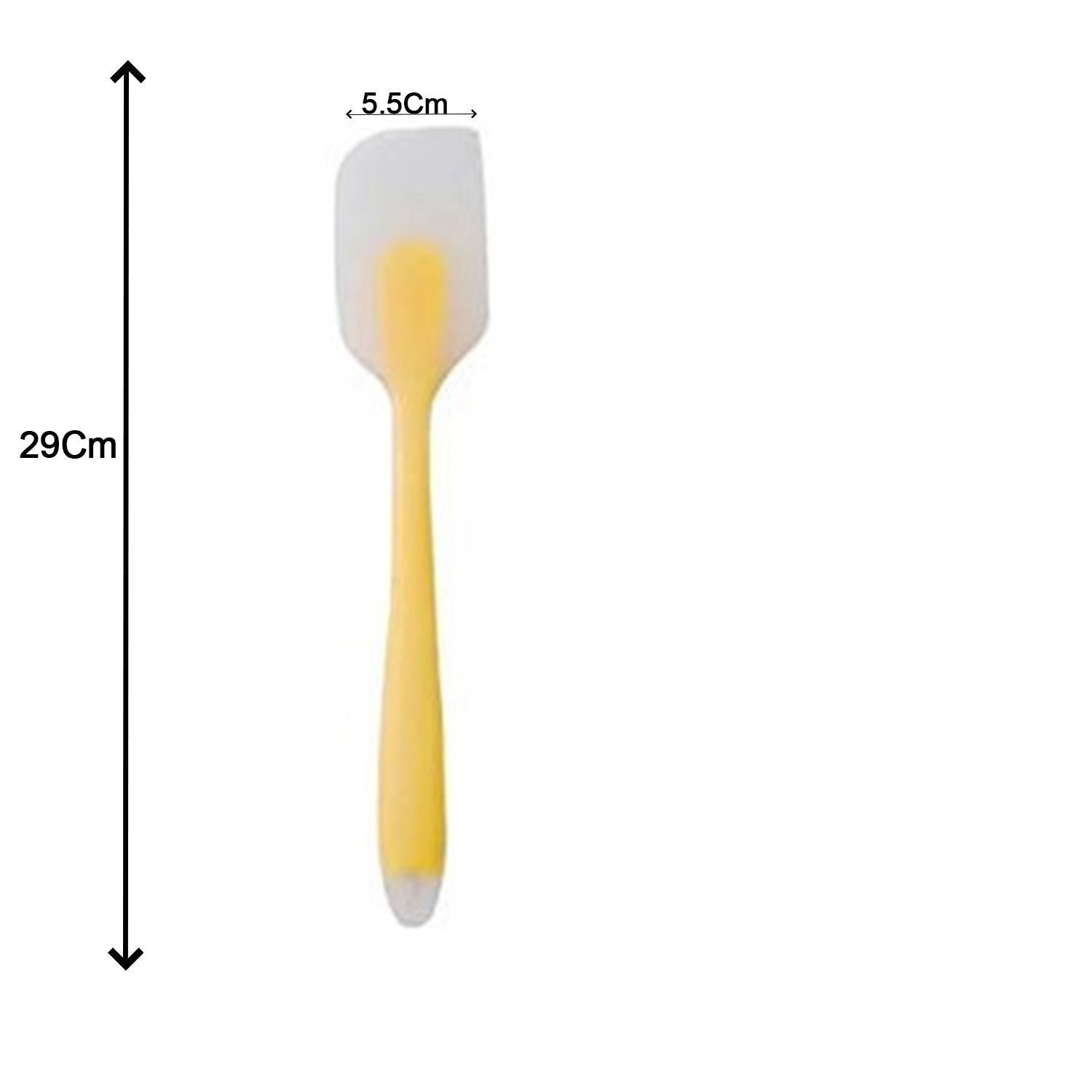 Non-stick silicone spatula in multiple colors, showcasing its design and practical use in the kitchen