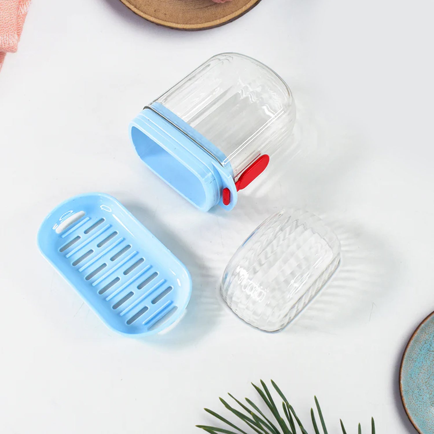 Superior eMart Multifunctional Soap Box with Drain Tray