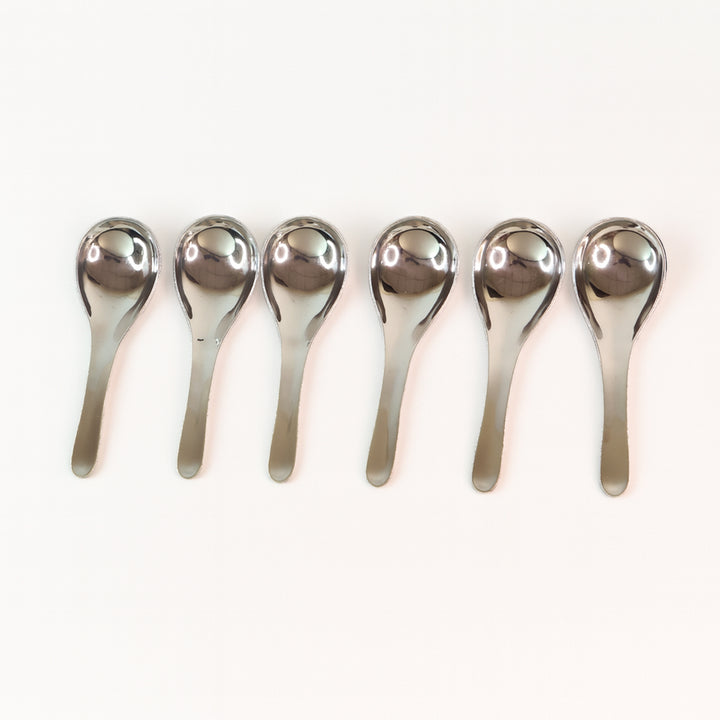 Stainless Steel Soup Spoon Set 6 Pieces