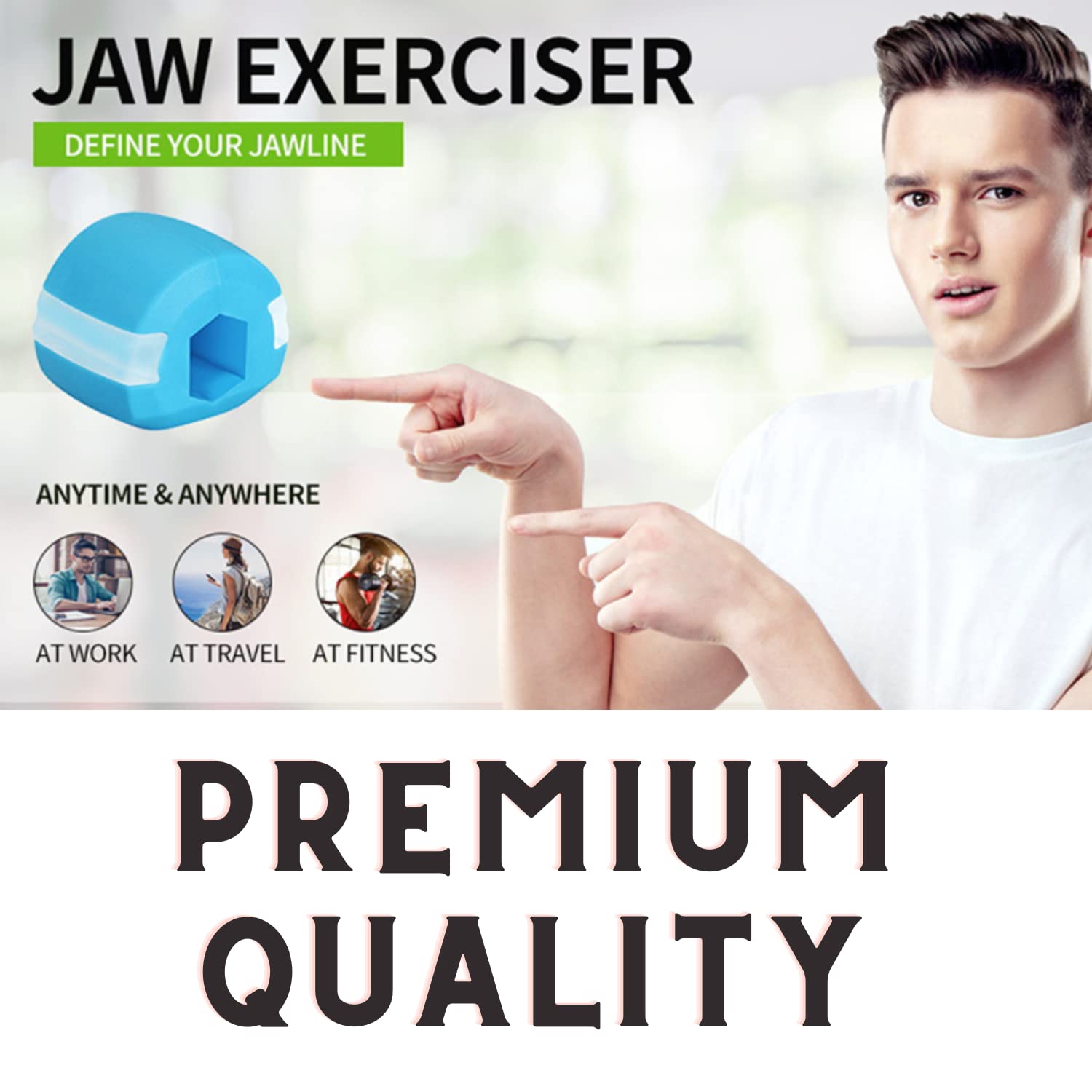 6101c  Cn Mix Jaw Exerciser Used To Gain Sharp And Chiselled Jawline Easily And Fast. - Superior eMart