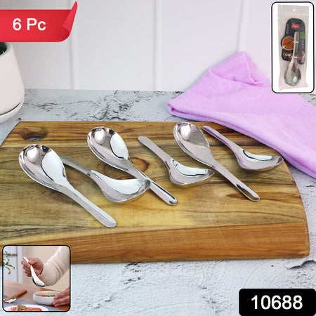 Stainless Steel Soup Spoon Set 6 Pieces