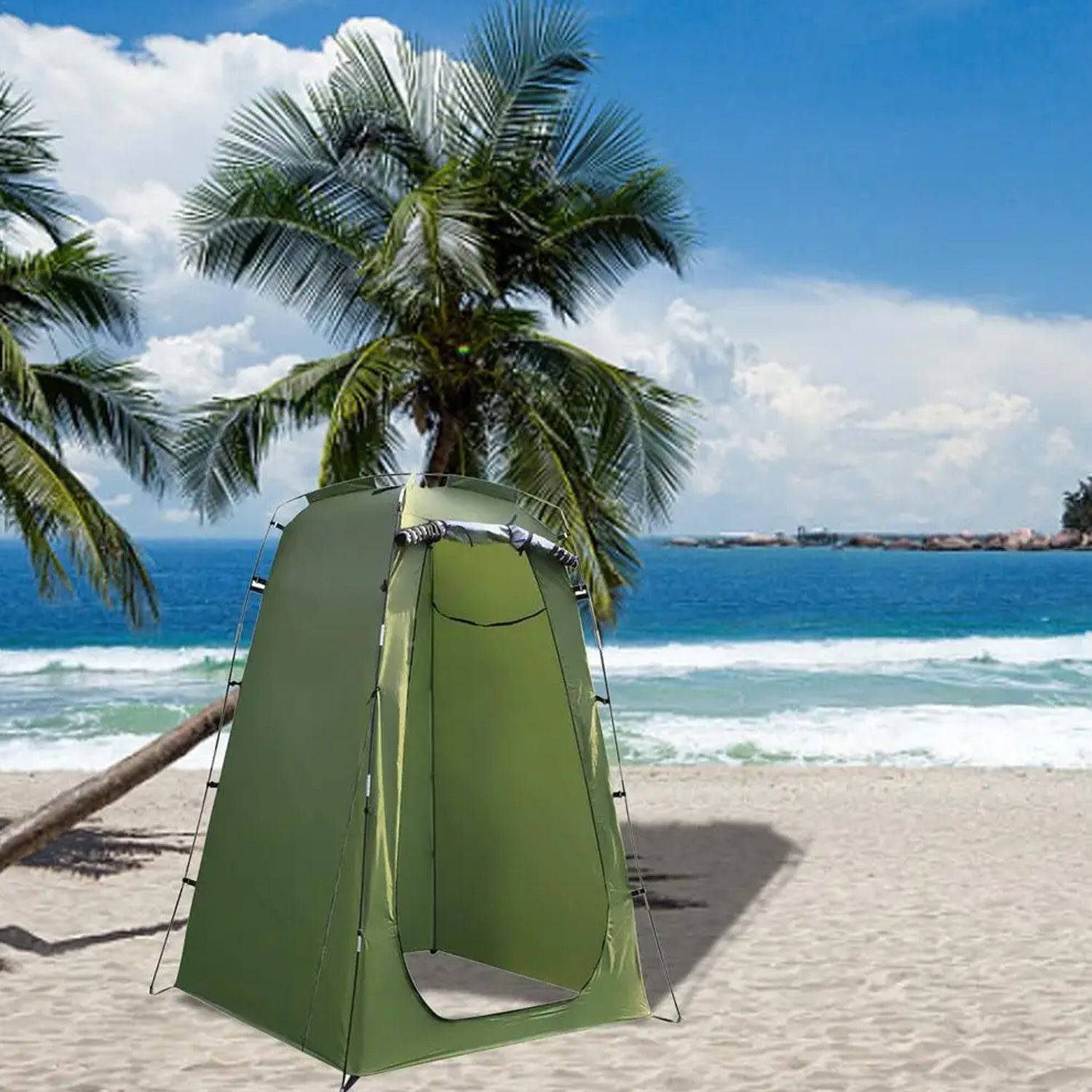 Hiking Privacy Tent  Instant Portable Outdoor Shower Tent (1 Pc) - Superior eMart