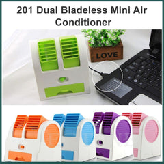 Bladeless mini AC for personal cooling.